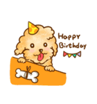 Lu huhu Toy Poodle（個別スタンプ：36）