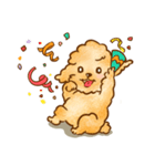 Lu huhu Toy Poodle（個別スタンプ：39）