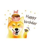 Shiba Inu Bui Sticker (E-VOL.1)（個別スタンプ：3）