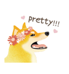 Shiba Inu Bui Sticker (E-VOL.1)（個別スタンプ：28）