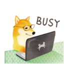 Shiba Inu Bui Sticker (E-VOL.1)（個別スタンプ：29）