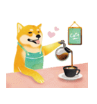 Shiba Inu Bui Sticker (E-VOL.1)（個別スタンプ：35）