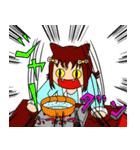 『4コマ一本勝負』名場面集（個別スタンプ：19）