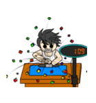『4コマ一本勝負』名場面集（個別スタンプ：25）