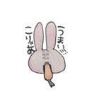 夜勤のうさぎ姉さん（個別スタンプ：14）