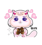 Super Cute Flying Squirrels-Cookie ＆ Dot（個別スタンプ：4）