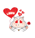 Super Cute Flying Squirrels-Cookie ＆ Dot（個別スタンプ：6）