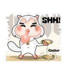 Super Cute Flying Squirrels-Cookie ＆ Dot（個別スタンプ：20）