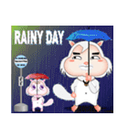 Super Cute Flying Squirrels-Cookie ＆ Dot（個別スタンプ：24）