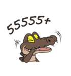 fly crocodile（個別スタンプ：3）