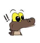 fly crocodile（個別スタンプ：12）