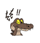 fly crocodile（個別スタンプ：23）