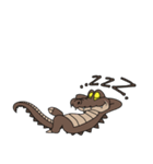 fly crocodile（個別スタンプ：31）
