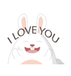 Daily Cute Rabbit（個別スタンプ：34）