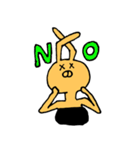 手書きうさぎさんスタンプ（個別スタンプ：4）