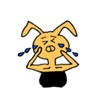 手書きうさぎさんスタンプ（個別スタンプ：6）