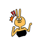 手書きうさぎさんスタンプ（個別スタンプ：9）
