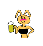 手書きうさぎさんスタンプ（個別スタンプ：14）