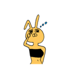 手書きうさぎさんスタンプ（個別スタンプ：16）