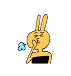 手書きうさぎさんスタンプ（個別スタンプ：21）