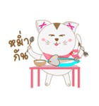 happy fat cat（個別スタンプ：7）