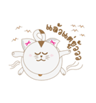 happy fat cat（個別スタンプ：24）