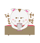 happy fat cat（個別スタンプ：34）