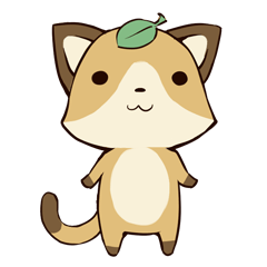 [LINEスタンプ] きつねねこ