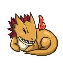 [LINEスタンプ] Dragon Charlie's Flammoji