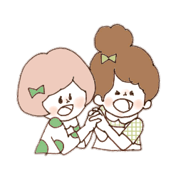 [LINEスタンプ] まぁるいほっぺのこどもたち