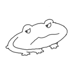 [LINEスタンプ] Lazy Lazy Frog