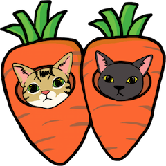 [LINEスタンプ] 仲良しキャッツ