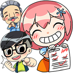 [LINEスタンプ] Happy School