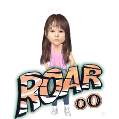 [LINEスタンプ] Q type Kid's