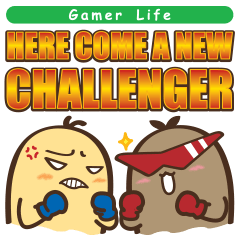 [LINEスタンプ] Gamer Life : Here come a New Challengerの画像（メイン）