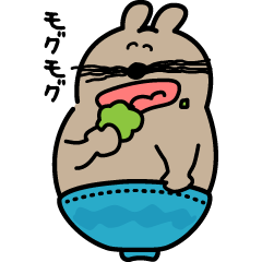 [LINEスタンプ] どんぶりねずみ