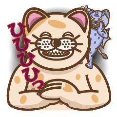 [LINEスタンプ] おとぼけ  ライオンねこ3