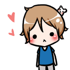 [LINEスタンプ] Cat and Bear's life- Boyfriend Baby Bear