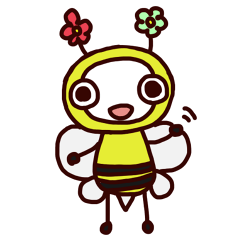 [LINEスタンプ] 蜜蜂のハッチー