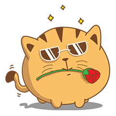 [LINEスタンプ] Meong！ the Obecity Cat