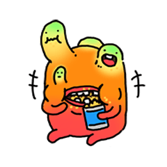 [LINEスタンプ] Tiny monster world