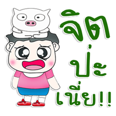 [LINEスタンプ] 氏のパブパブ。豚が大好きです。^^