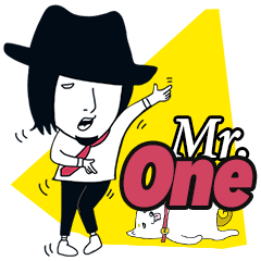 [LINEスタンプ] Mr. ONE