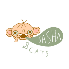 [LINEスタンプ] Sasha＆Cats