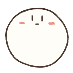 [LINEスタンプ] しろくてまるい。の画像（メイン）