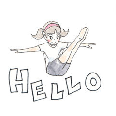 [LINEスタンプ] 赤組kちゃん