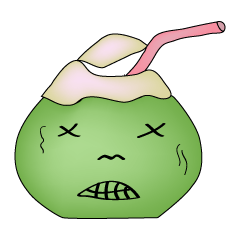 [LINEスタンプ] Chom Chom boy's sister (Coconut)