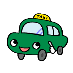 [LINEスタンプ] 「タクQ」 タクシー乗車中の会話の画像（メイン）