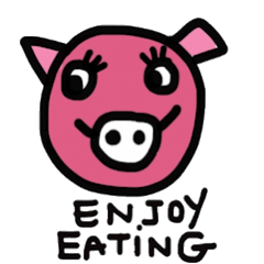 [LINEスタンプ] Enjoy eatingの画像（メイン）