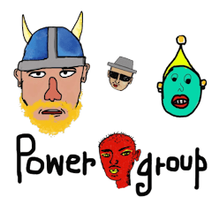 [LINEスタンプ] Power Group